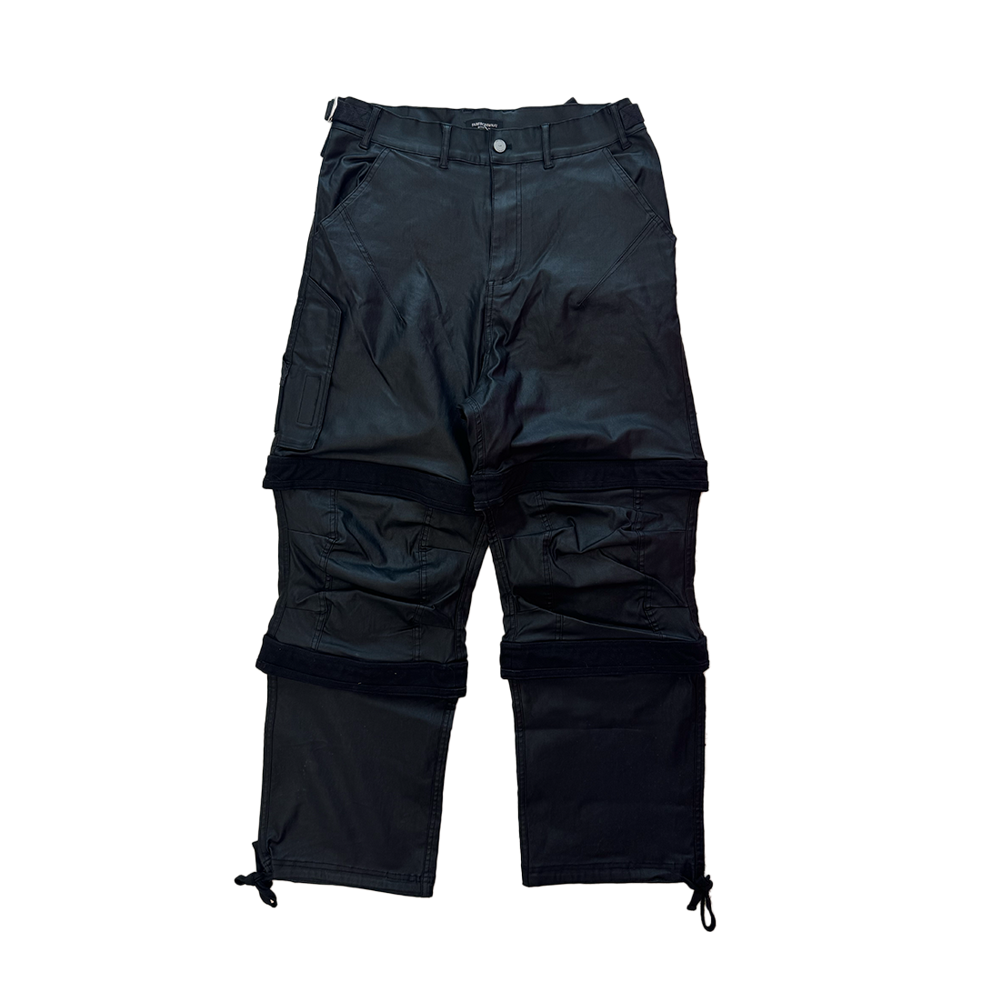 FarFromWhat Layered Work Pants Black (L)