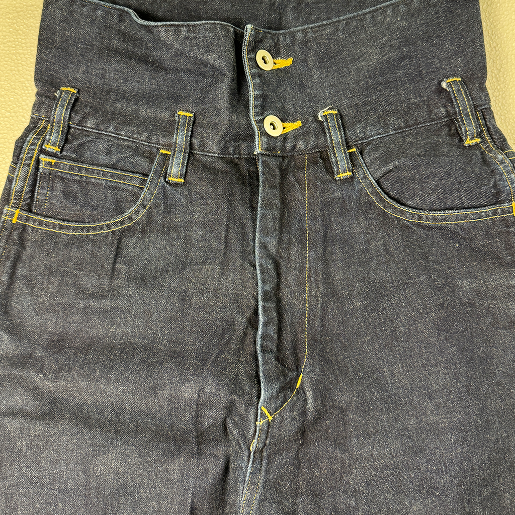 Graphpaper High-Waisted Denim Pants Indigo Blue (S)