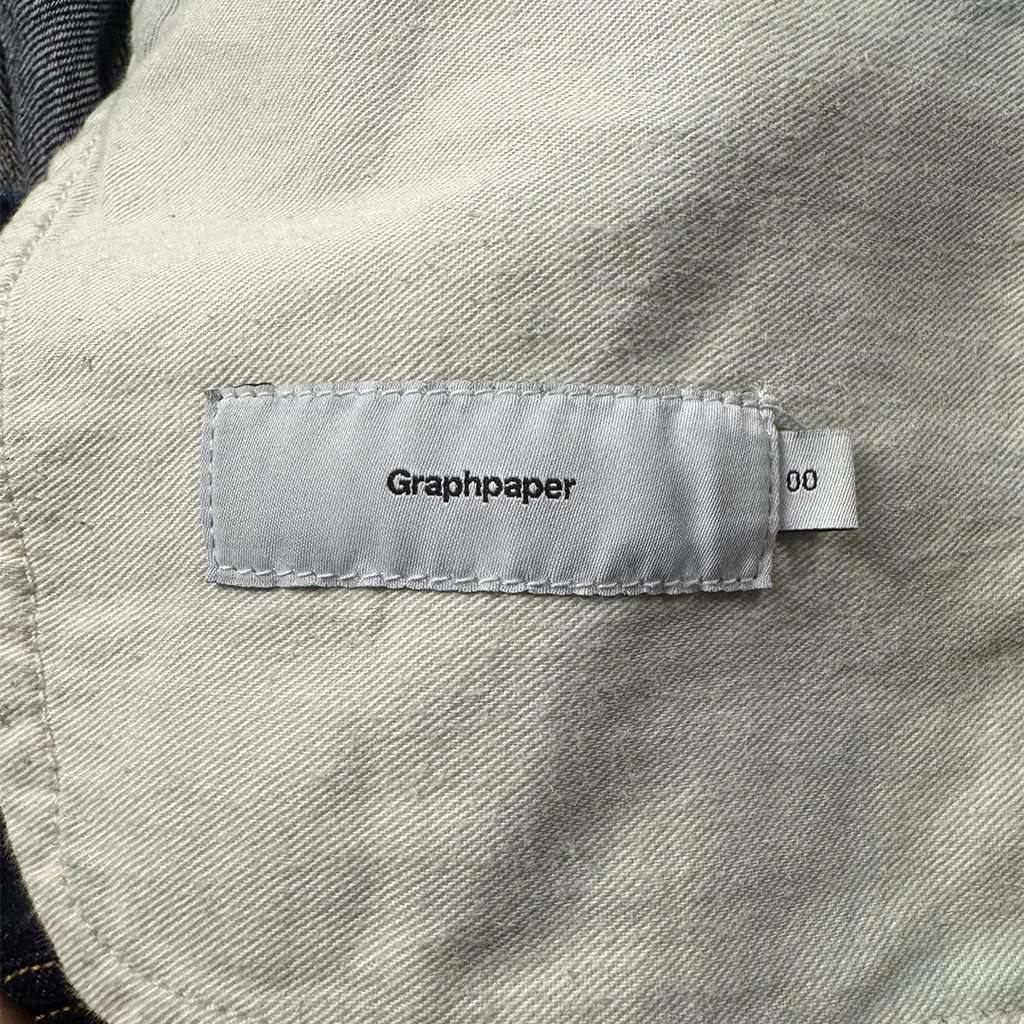 Graphpaper High-Waisted Denim Pants Indigo Blue (S)