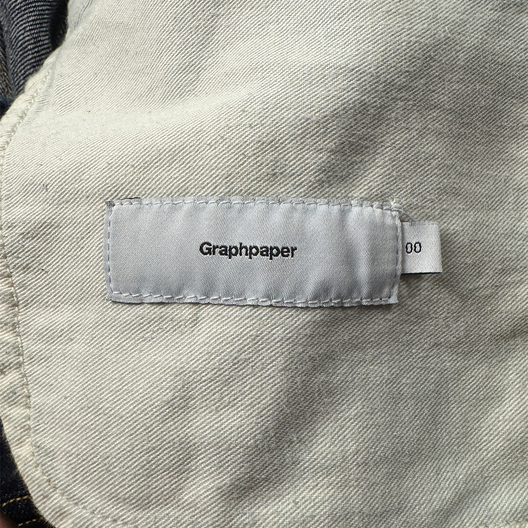 Graphpaper High-Waisted Denim Pants Indigo Blue (S)