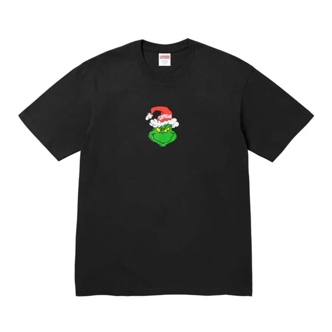 Supreme x Grinch Christmas Black Tee