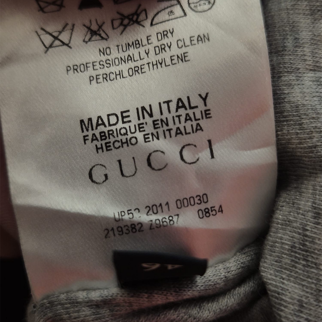 Gucci Web Collar Brown Windbreaker Jacket (46)