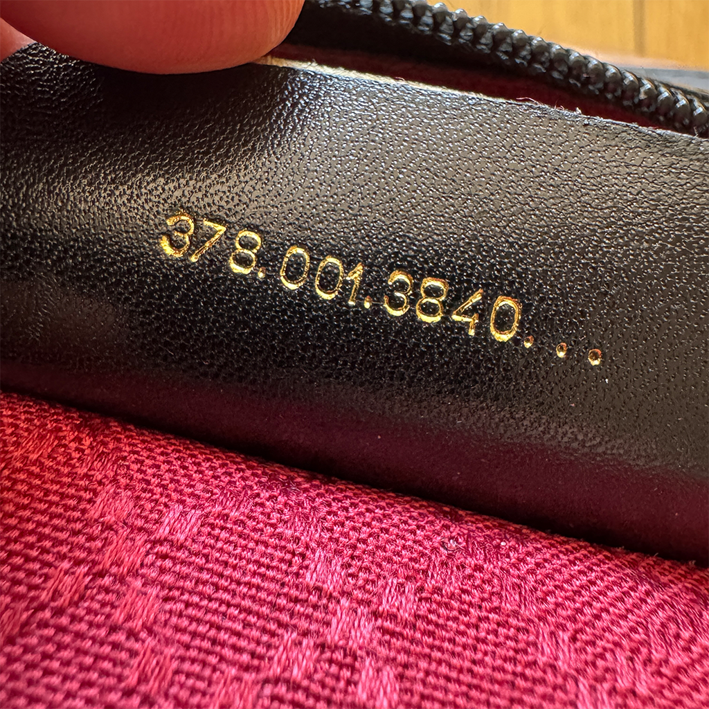 Gucci Vintage Canvas Sherry Line Shoulder Bag