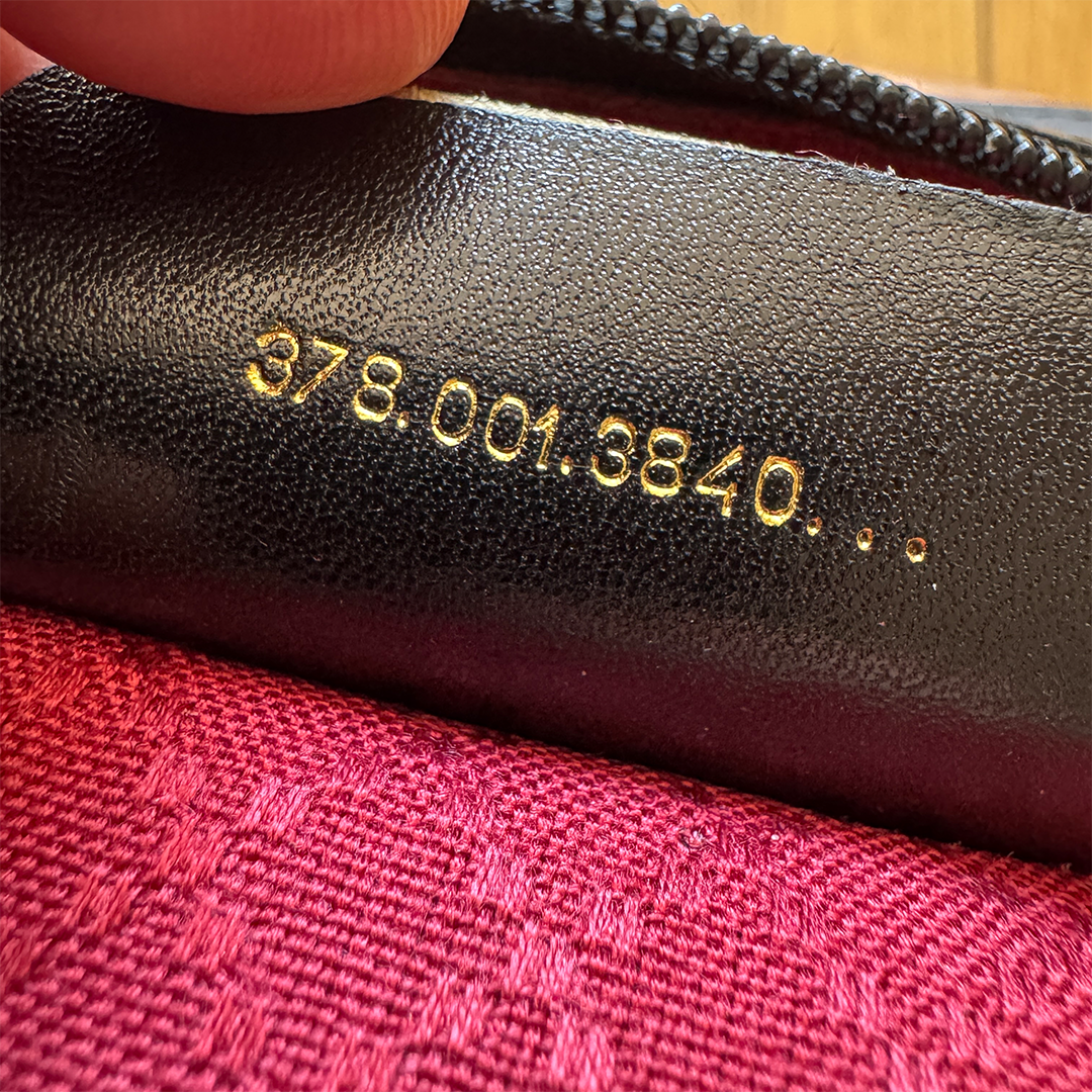 Gucci Vintage Canvas Sherry Line Shoulder Bag