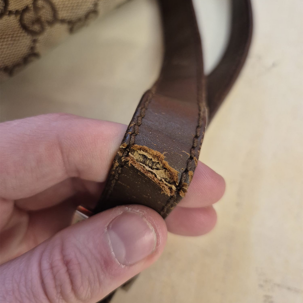 GUCCI Monogram Canvas Sling Bag