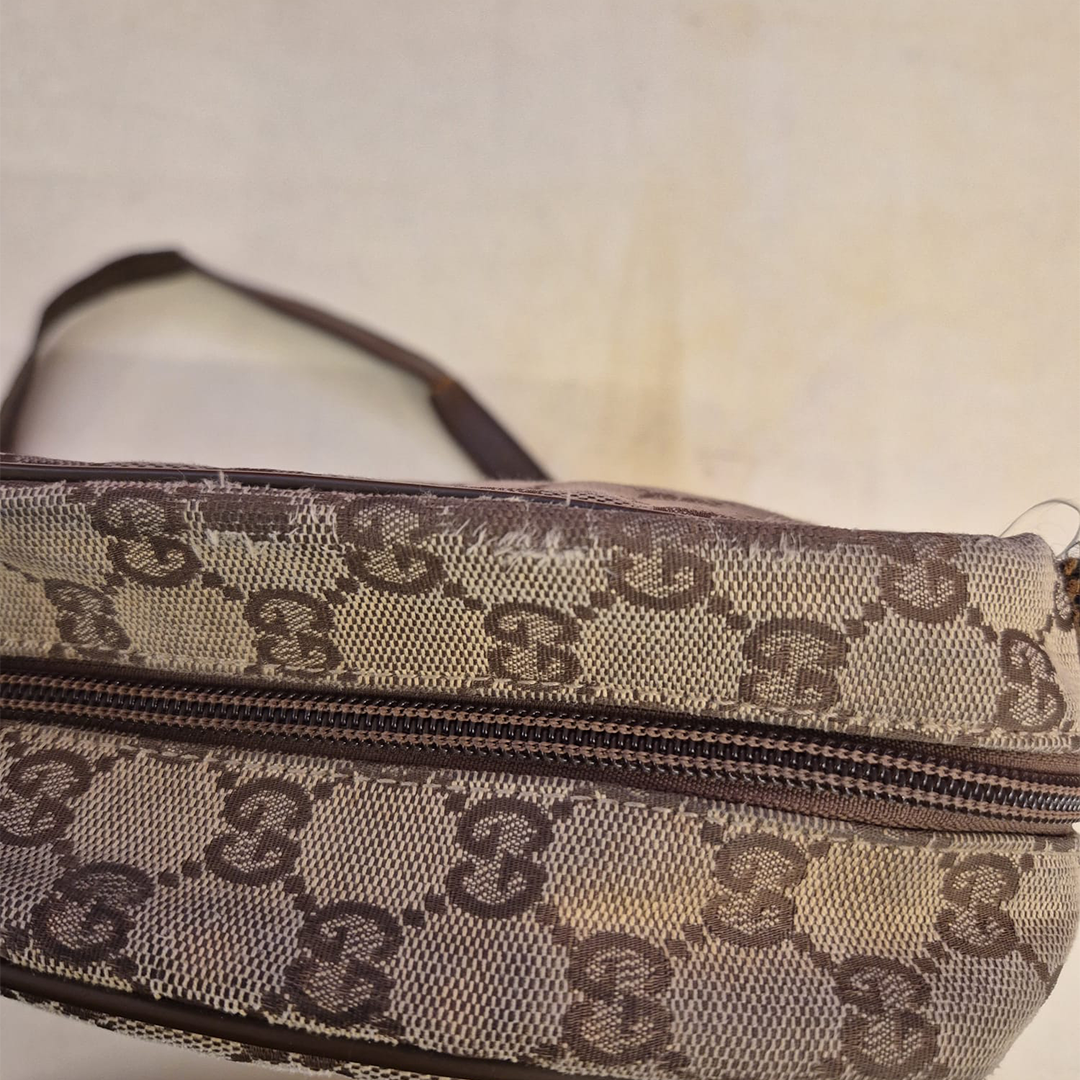 GUCCI Monogram Canvas Sling Bag
