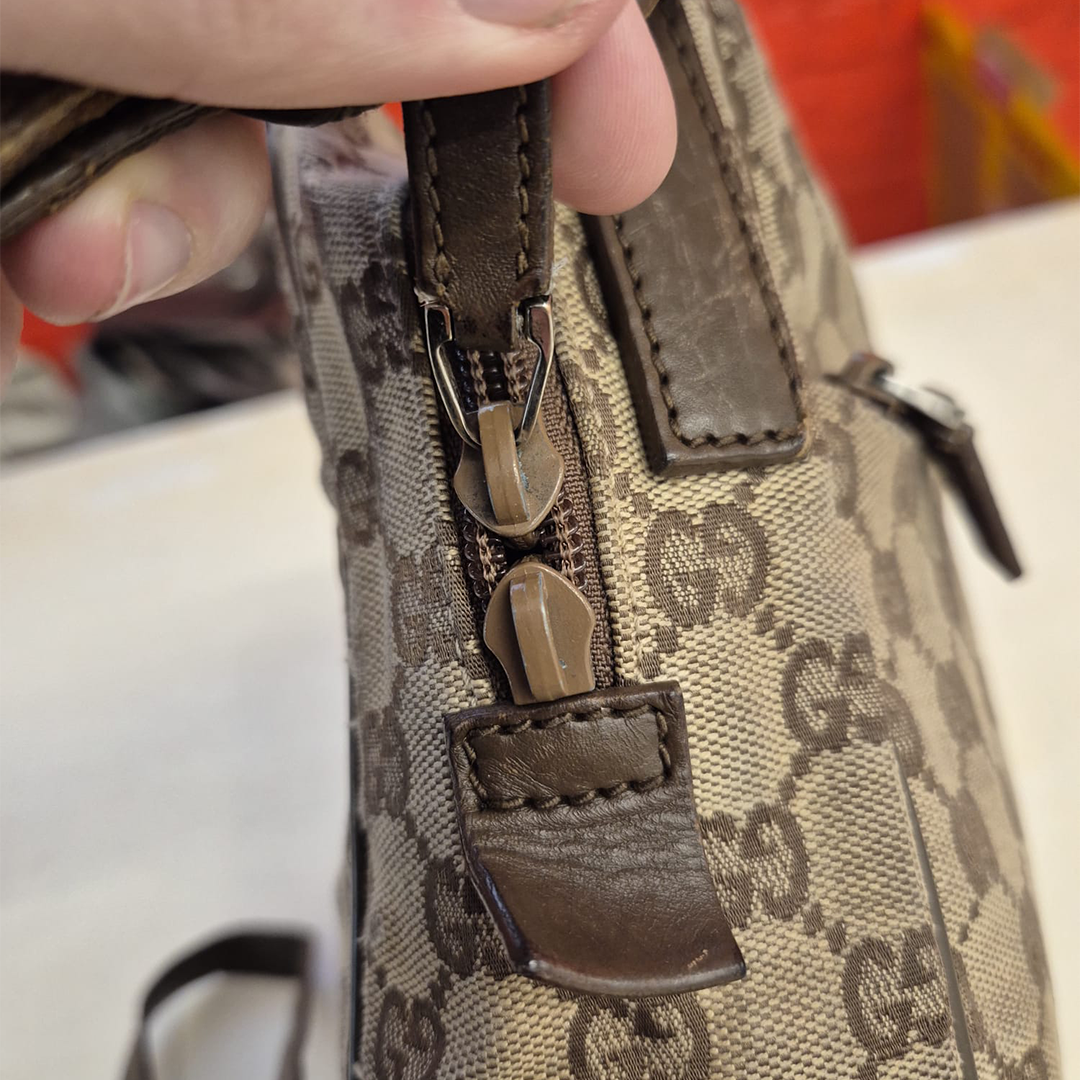 GUCCI Monogram Canvas Sling Bag
