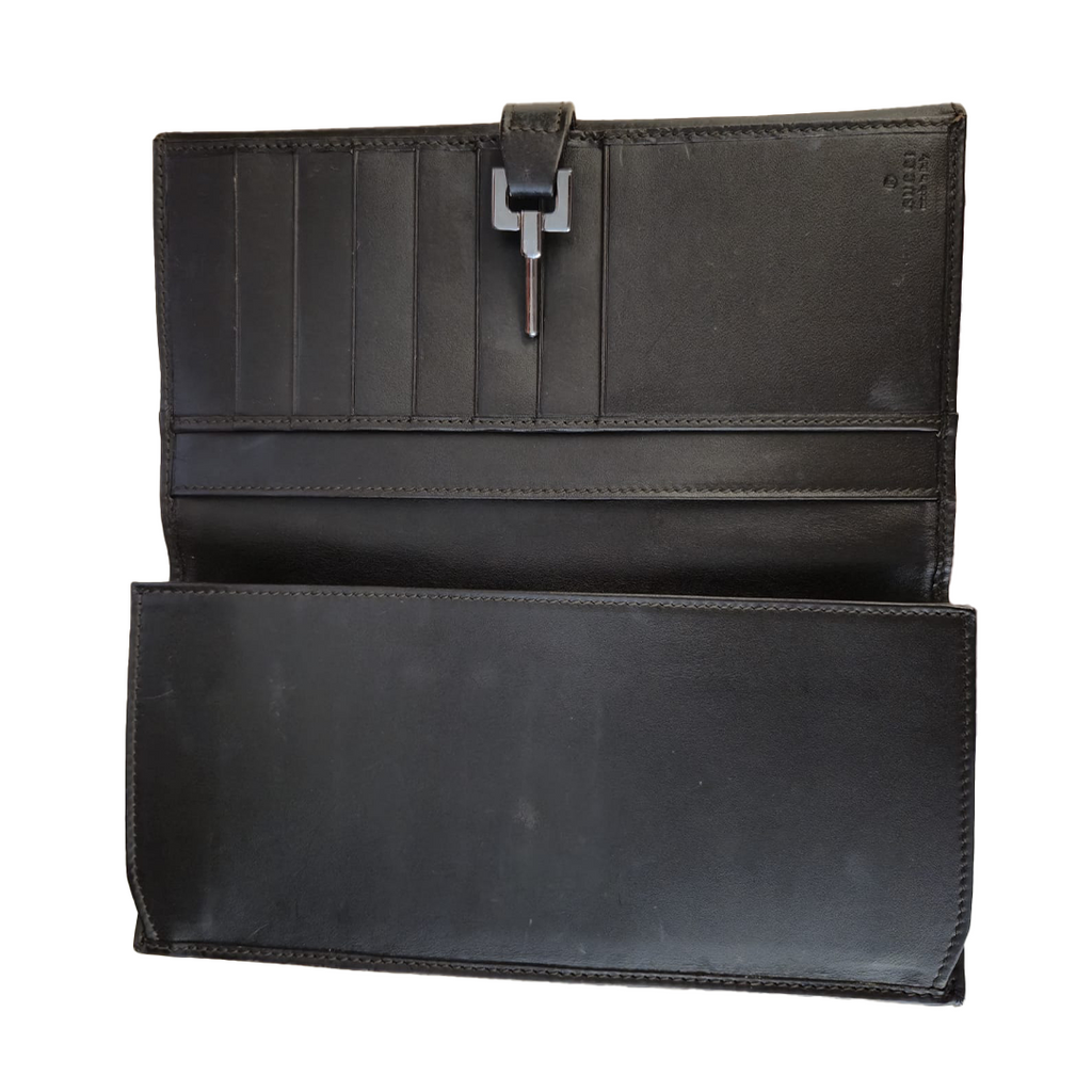 Gucci Jackie Vintage GG Canvas Wallet