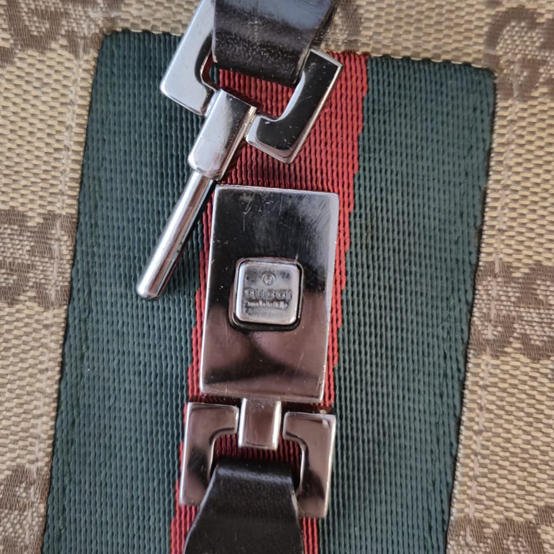 Gucci Jackie Vintage GG Canvas Wallet