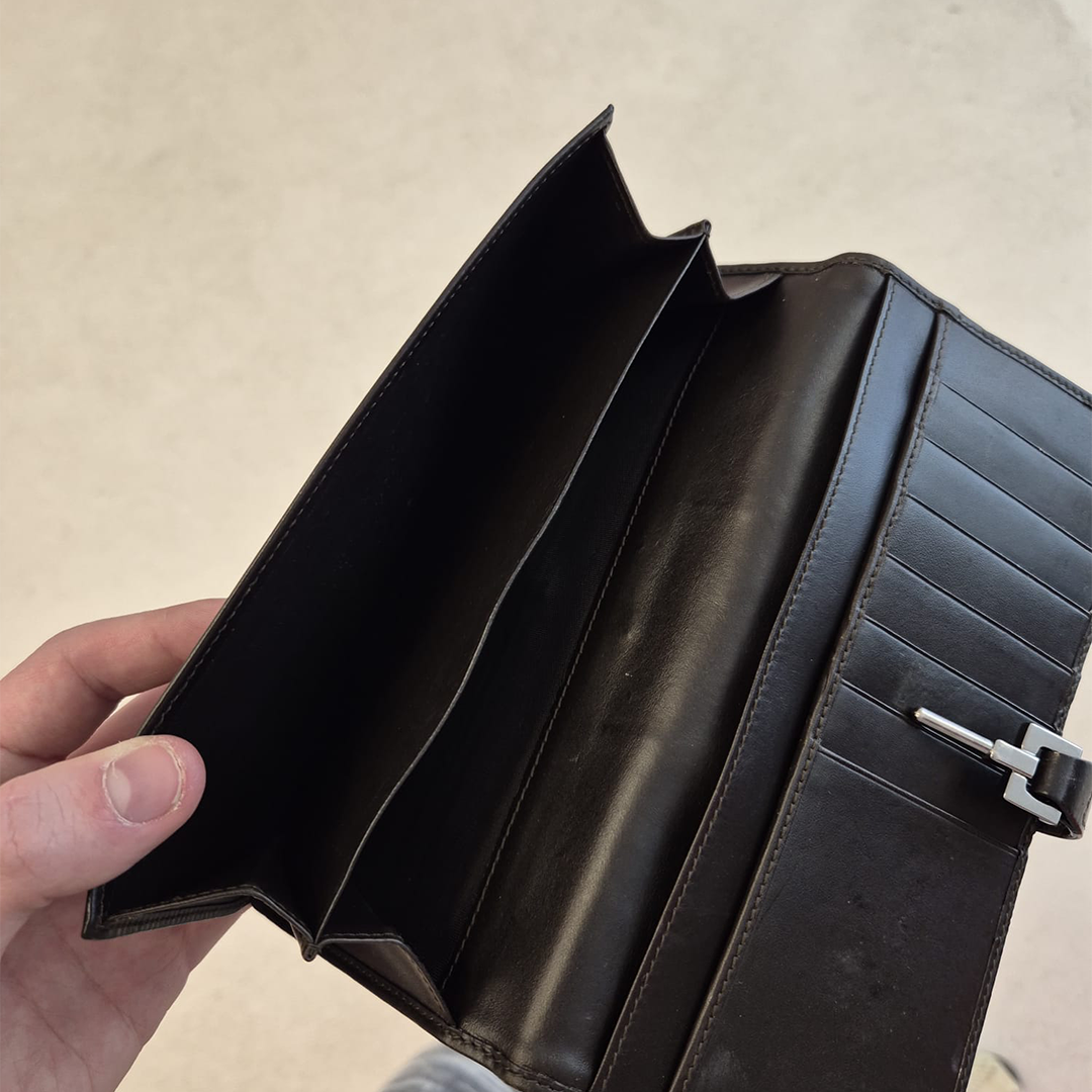 Gucci Jackie Vintage GG Canvas Wallet