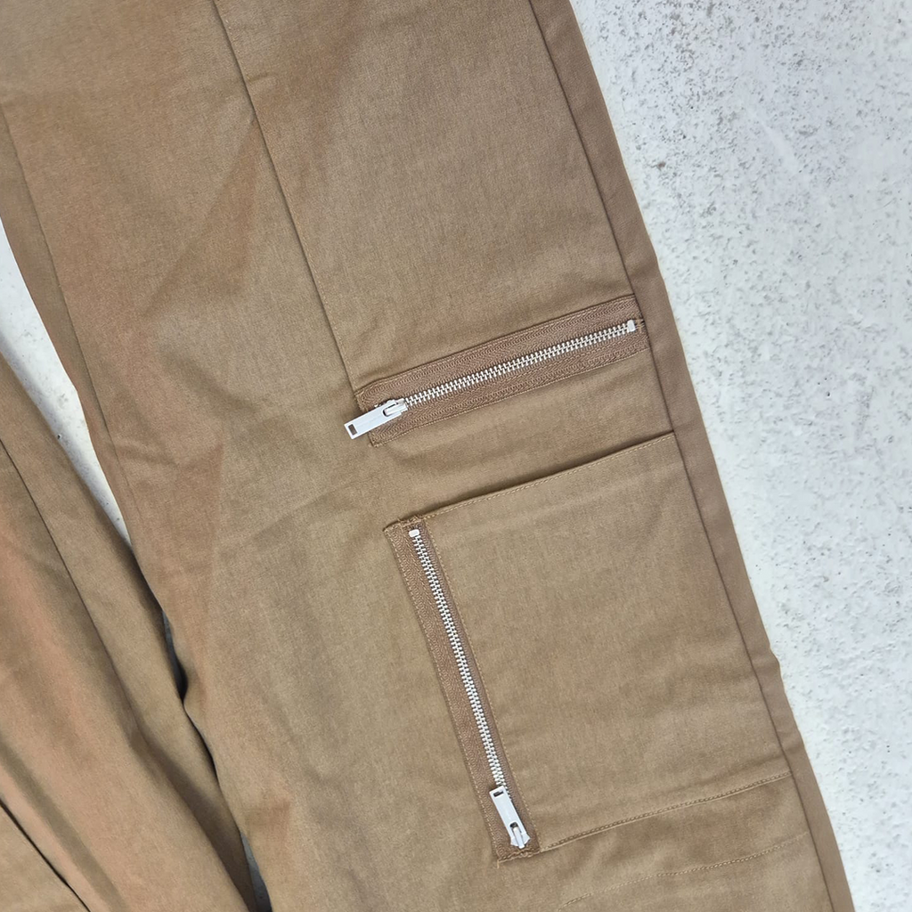 GU x Undercover Brown Zip Pocket Pants (S)