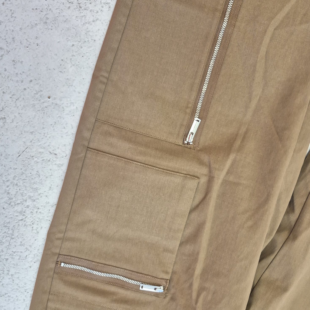 GU x Undercover Brown Zip Pocket Pants (S)