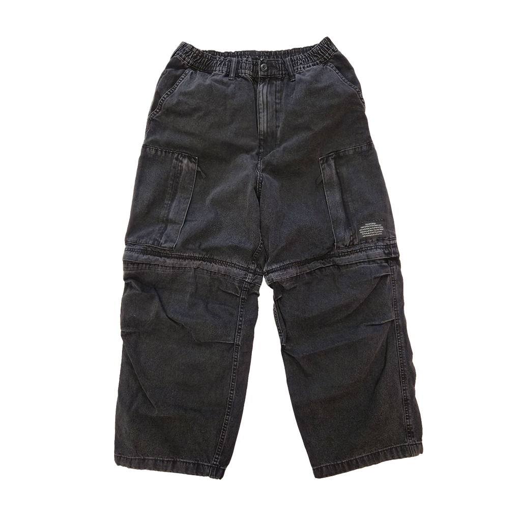 GU x UNDERCOVER Denim Convertible Wide Cargo Pants (M)