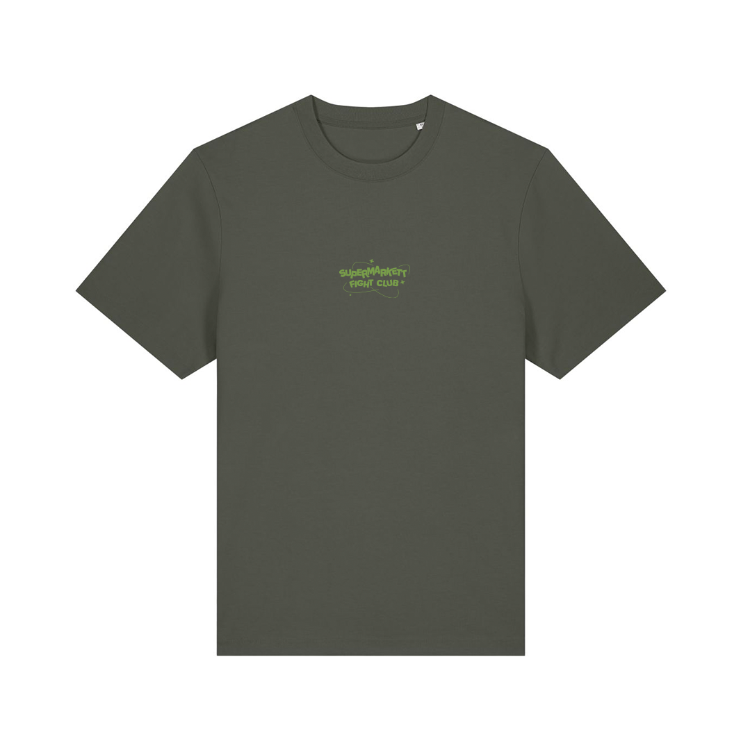 supermarkett fight club khaki tee