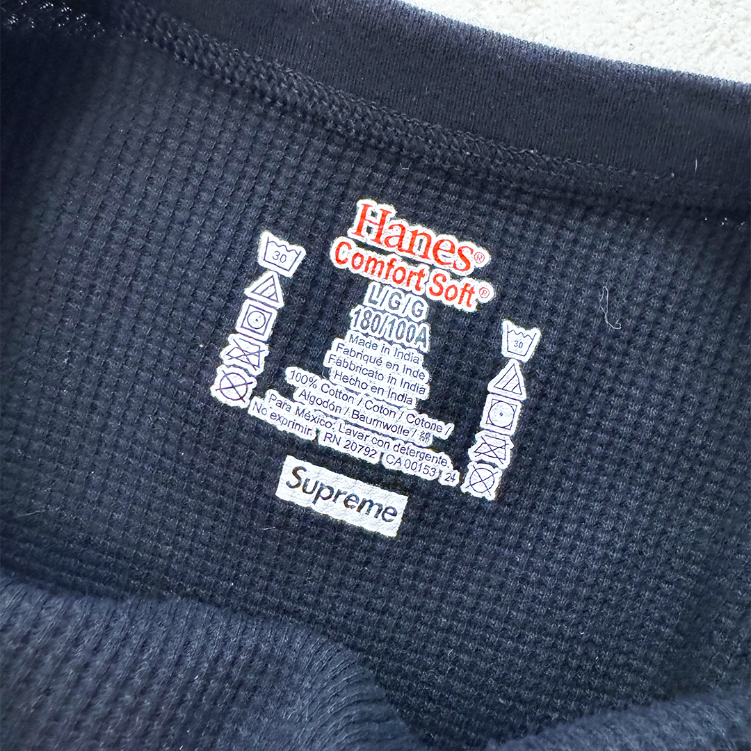 Supreme x Hanes Skull Thermal (L)