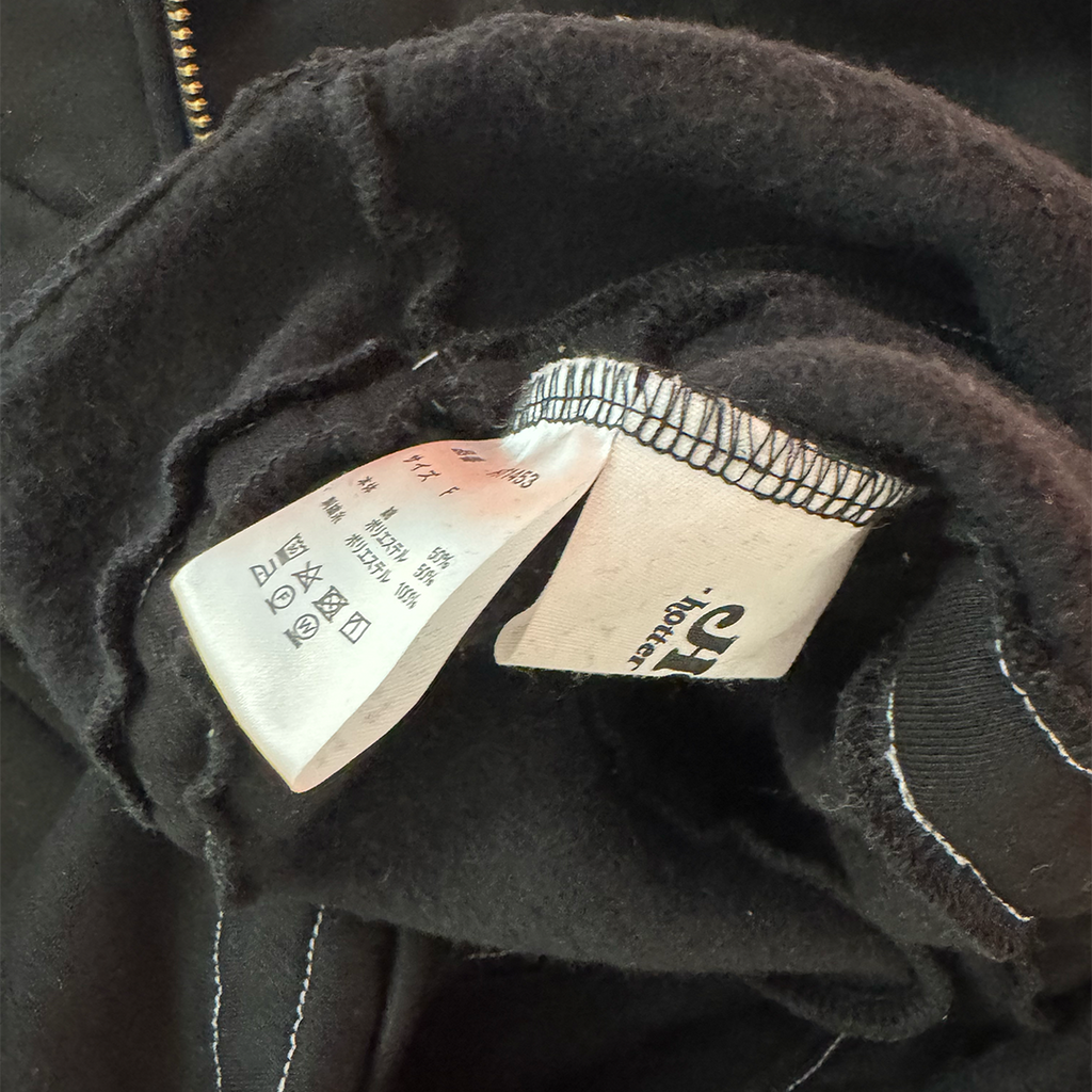 HTH Draw Cord Half Zip Black Sweat (ONE SIZE)