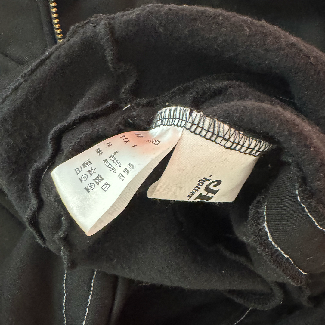 HTH Draw Cord Half Zip Black Sweat (ONE SIZE)