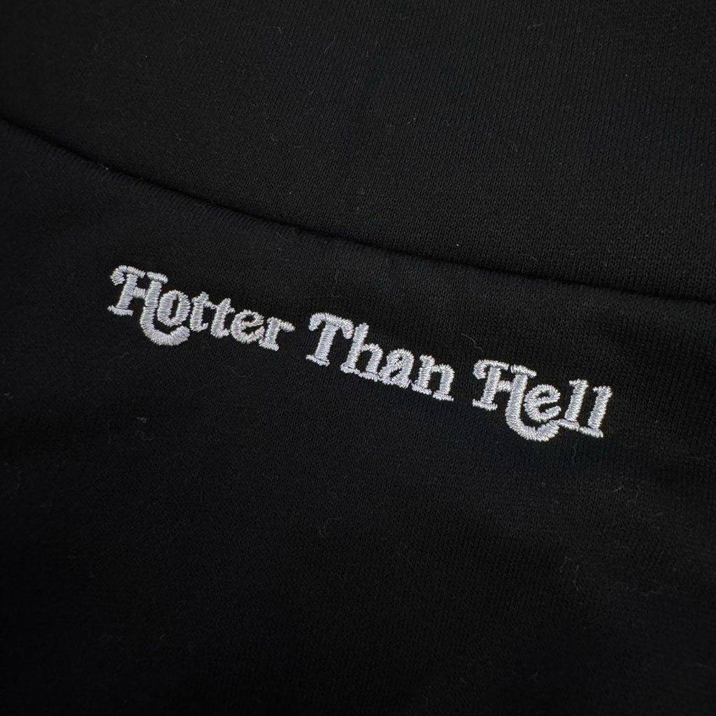 HTH Draw Cord Half Zip Black Sweat (ONE SIZE)
