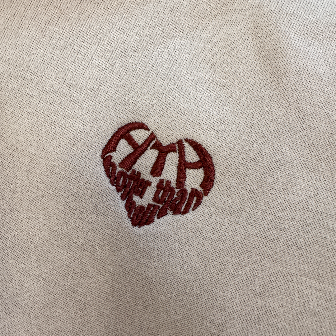 Hotter Than Hell Half Zip Sweat Raglan (Free Size)