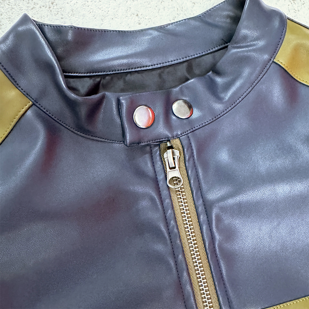 Hotter than Hell Green Faux Leather Crop Jacket (One Size)