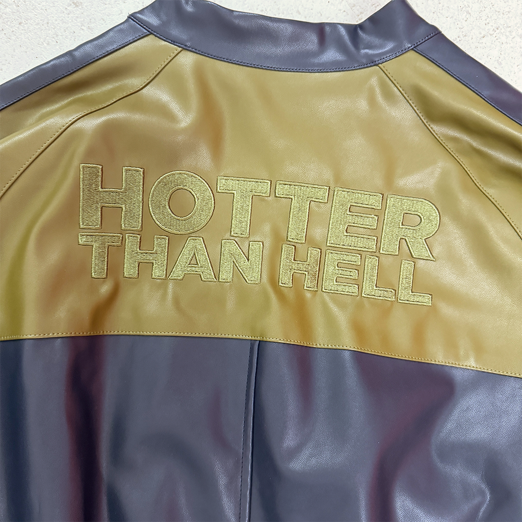 Hotter than Hell Green Faux Leather Crop Jacket (One Size)