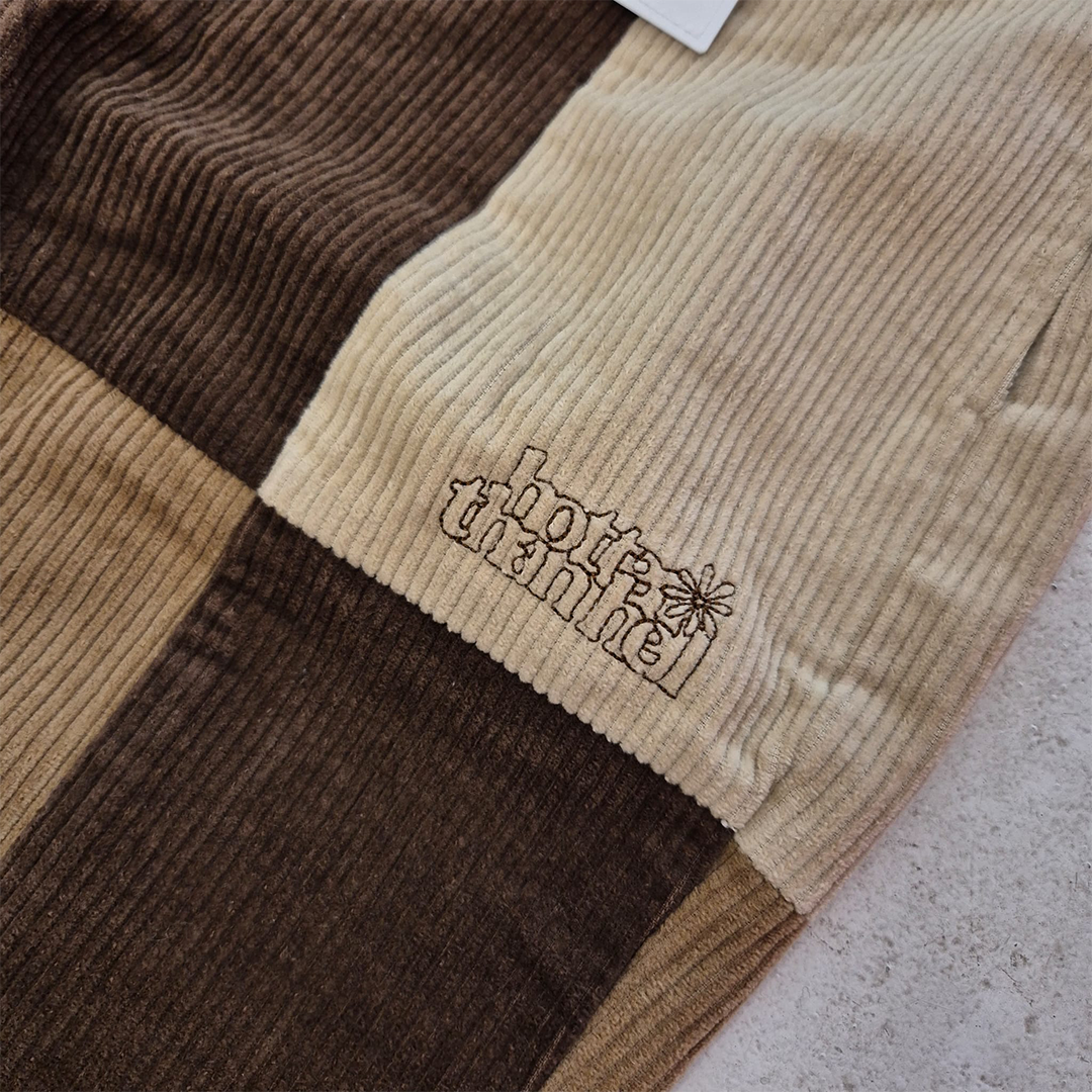 HTH Corduroy Patch Pants Beige (M)