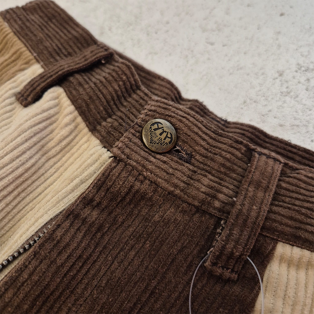 HTH Corduroy Patch Pants Beige (M)