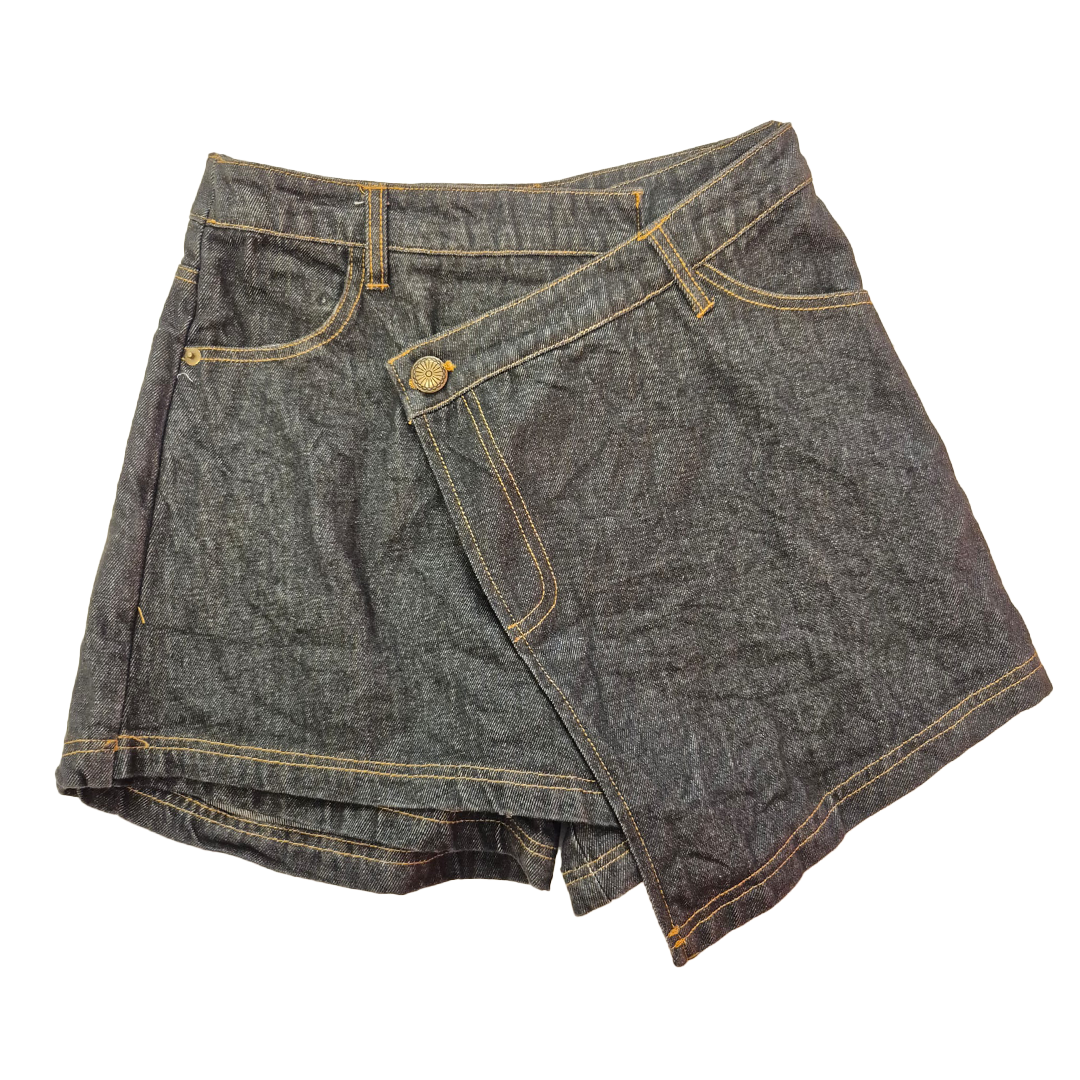 Hotter Than Hell Denim Short / Skirt (S)