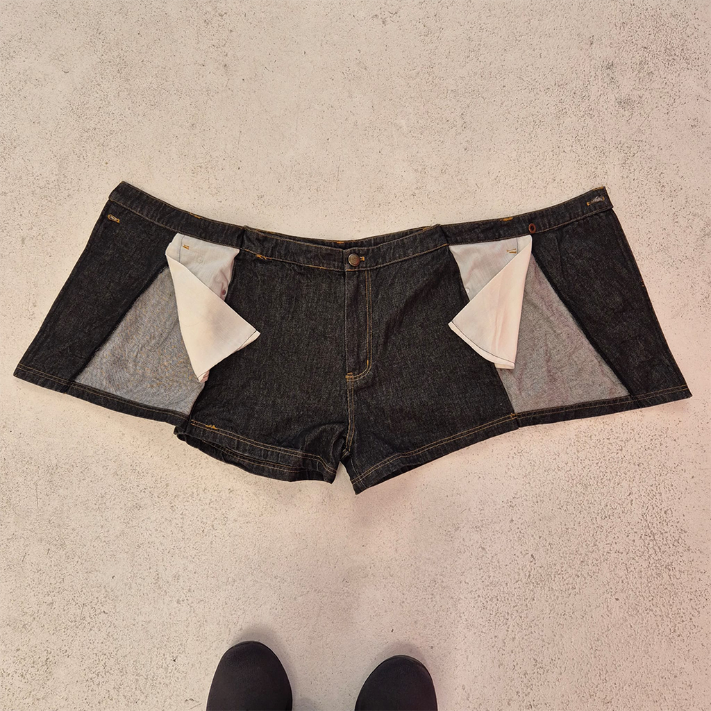 Hotter Than Hell Denim Short / Skirt (S)