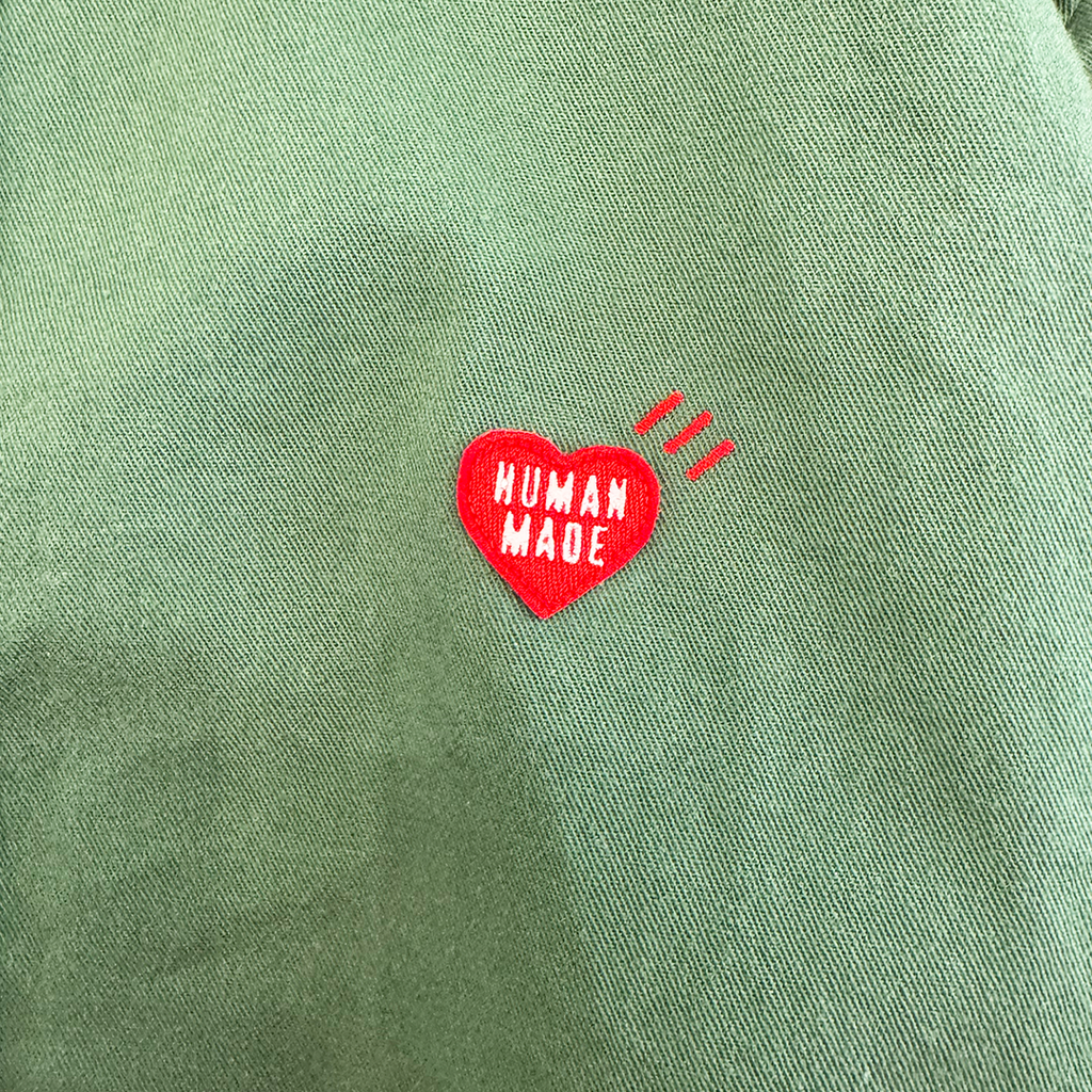 Human Made Chino Button Down Shirt Green (S)