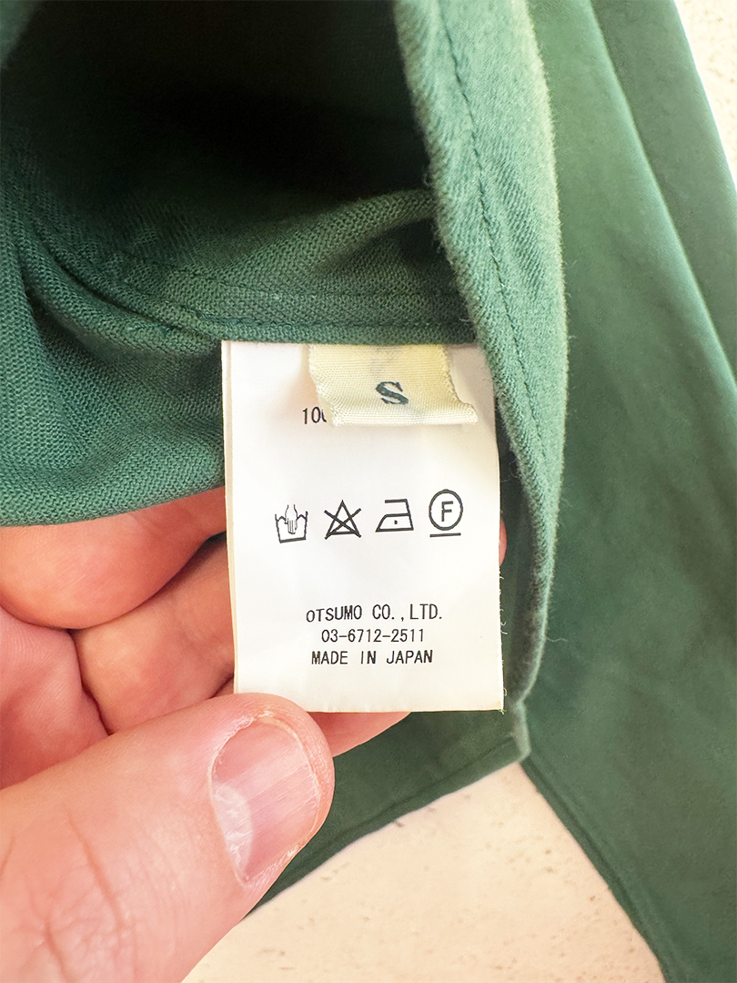 Human Made Chino Button Down Shirt Green (S)