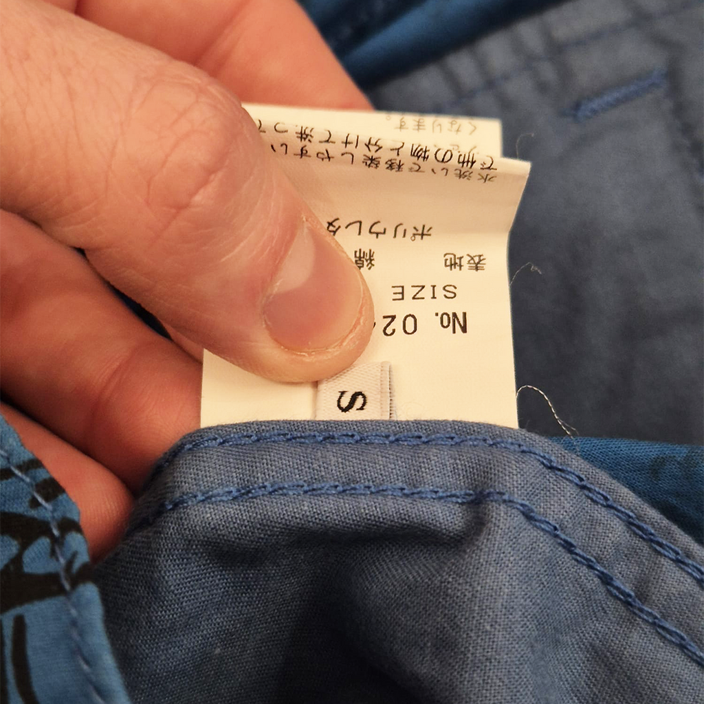 Hysteric Glamour His Girl Aloha All-Over Print Blue Easy Pants (S)