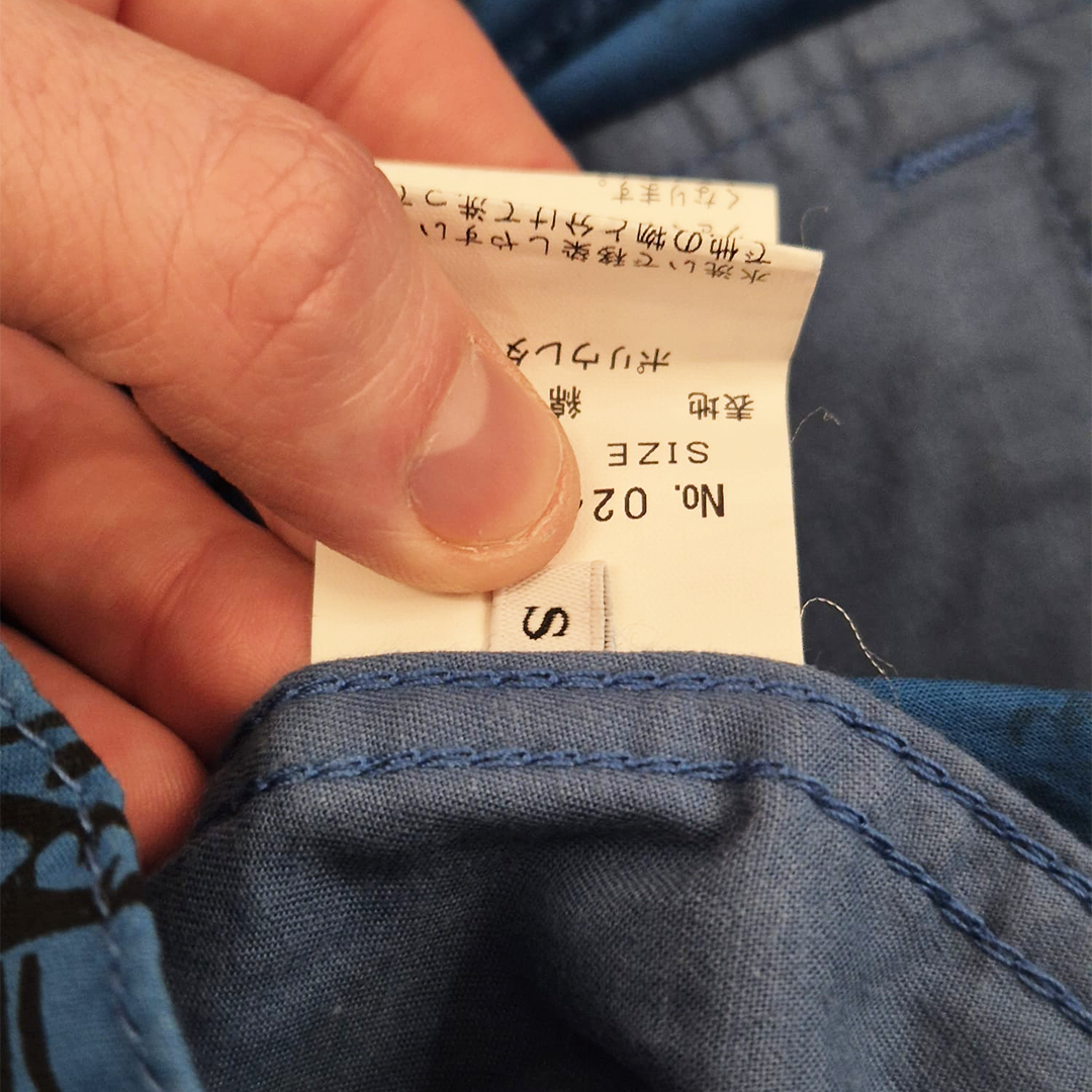 Hysteric Glamour His Girl Aloha All-Over Print Blue Easy Pants (S)