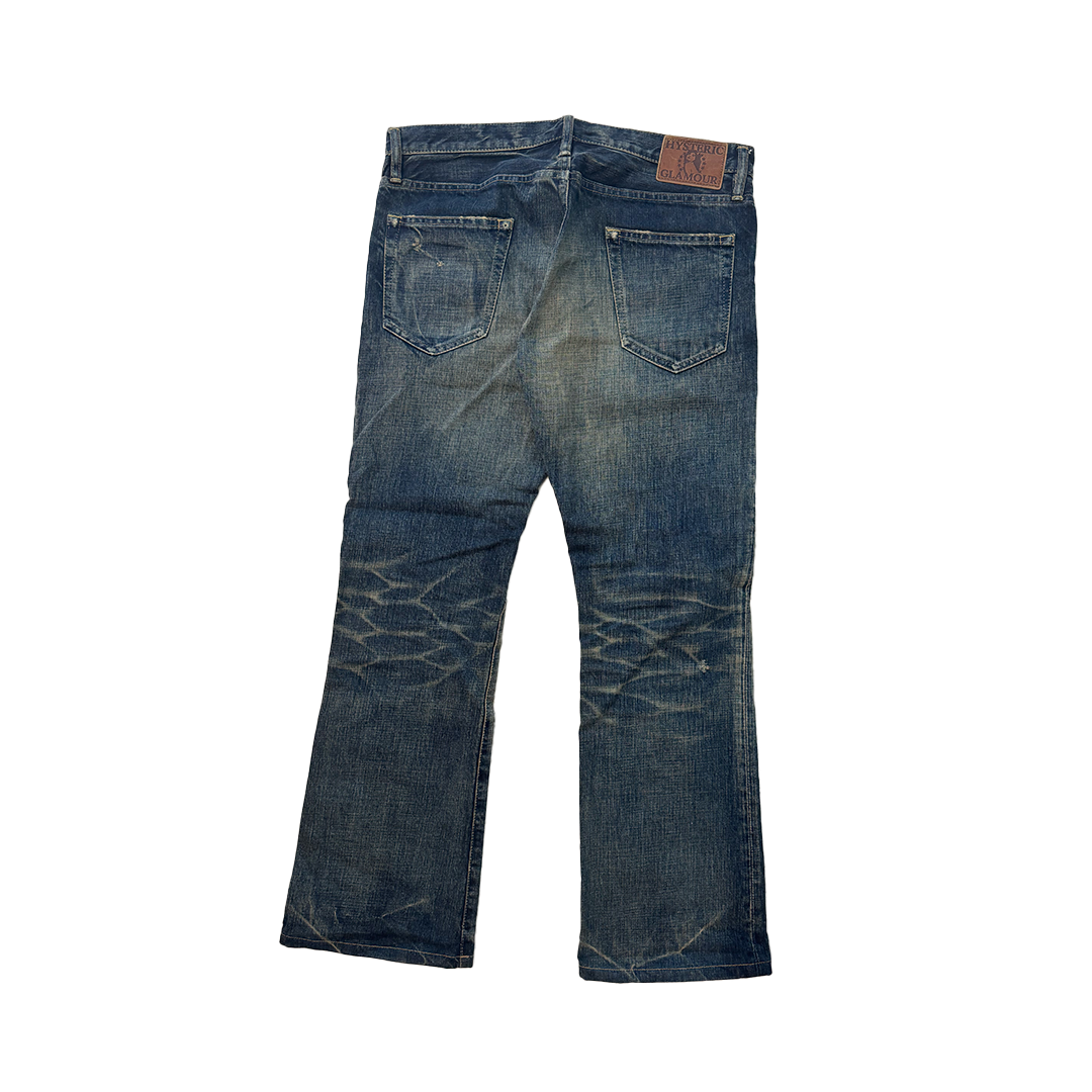 Hysteric Glamour Flare Pants Denim (34)