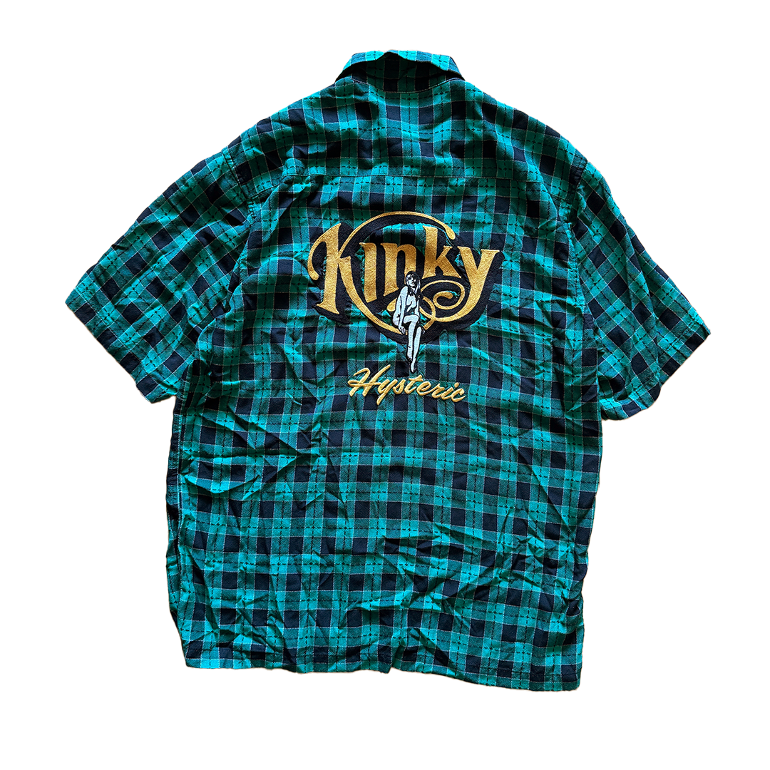 Hysteric Glamour Kinky Embroidered Open Collar S/S Shirt (M)