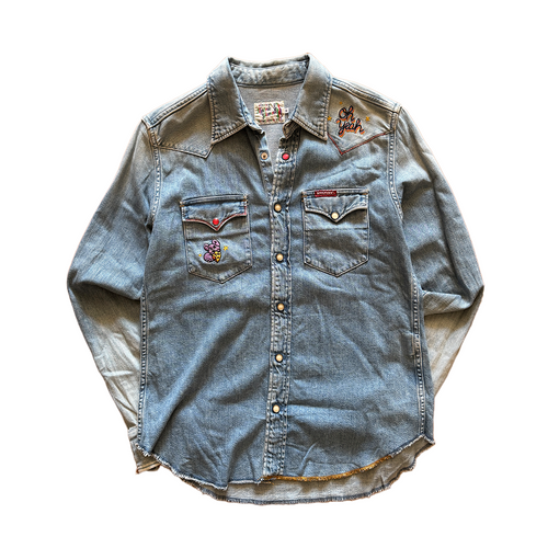Hysteric Glamour Denim Western Shirt (M)
