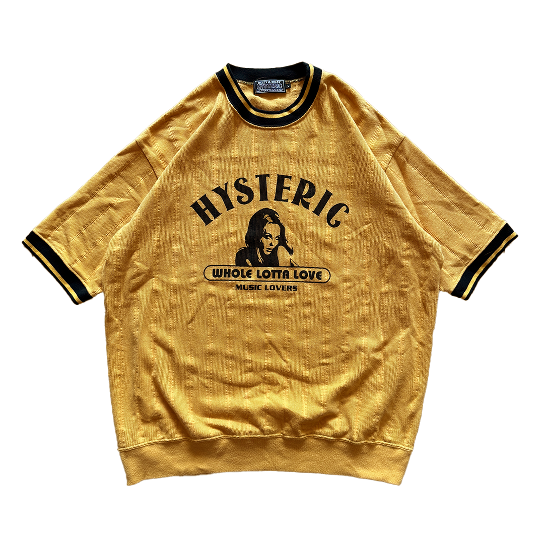 Hysteric Glamour Yellow Knit Tee (L)
