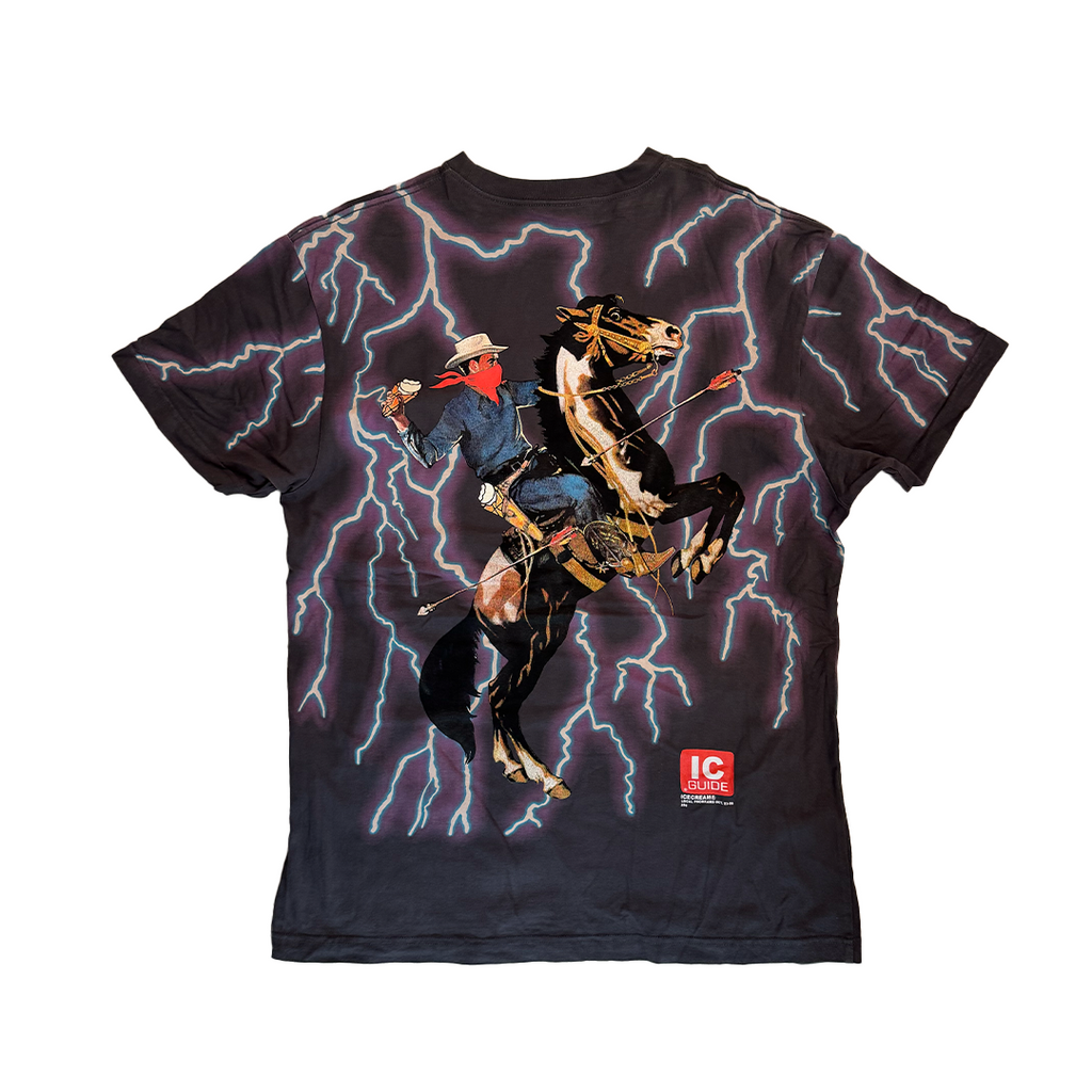 BBC Ice Cream Lightning AOP Grey Tee (XL)