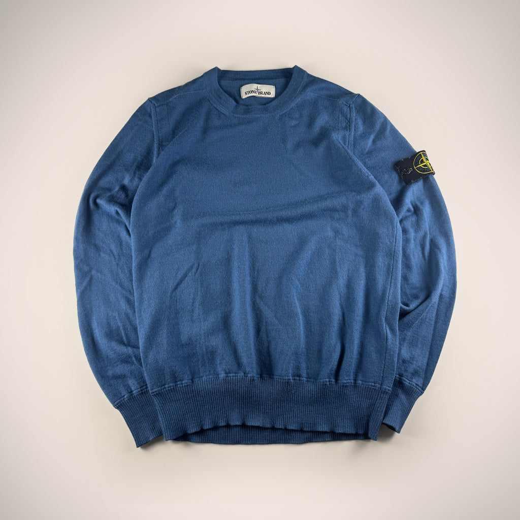 Stone Island Knit Blue Sweater (S)