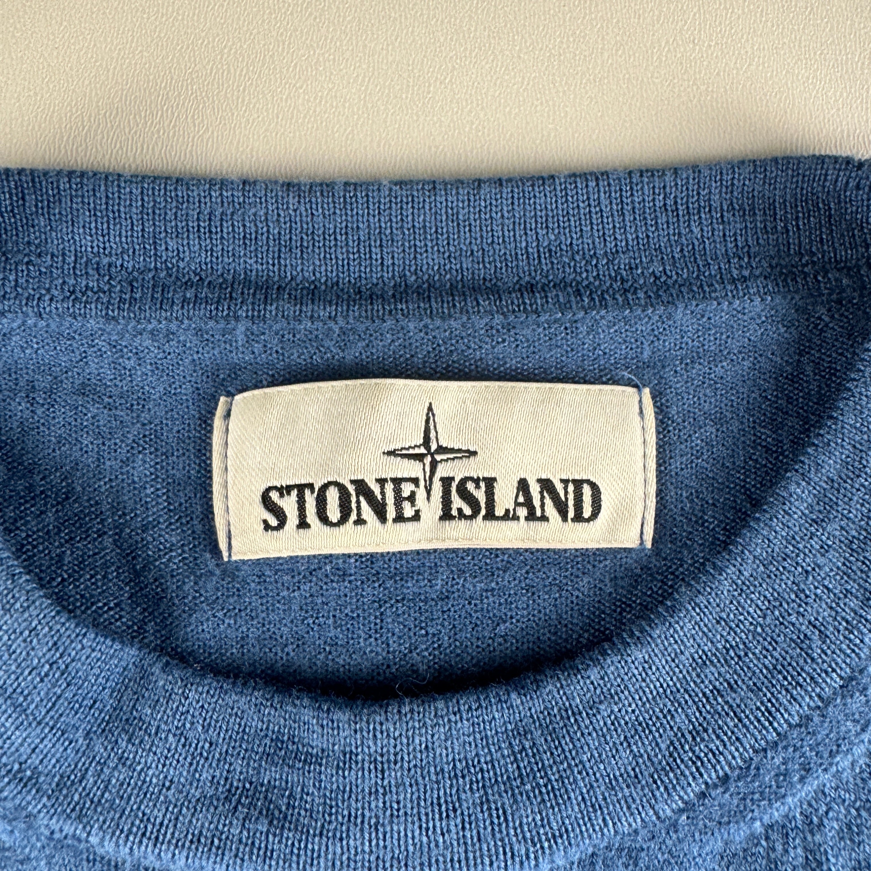 Stone Island Knit Blue Sweater (S)
