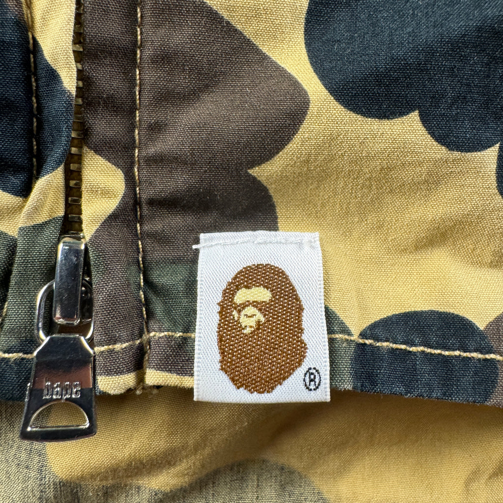 BAPE Green Camo Parka Jacket (S)
