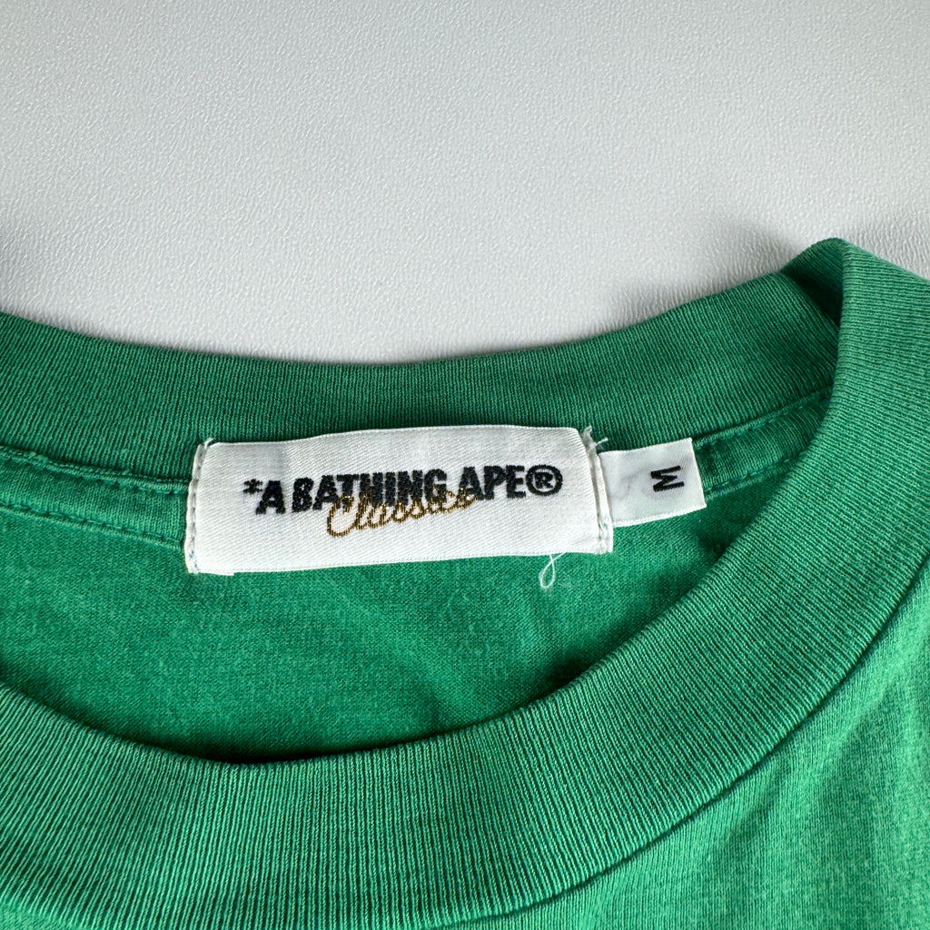 BAPE Nigo Era Ascii Baby Milo Green Long Sleeve (M)