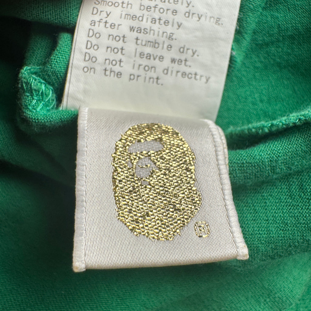 BAPE Nigo Era Ascii Baby Milo Green Long Sleeve (M)