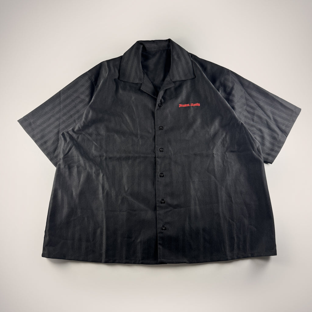 Student Apathy Black Striped S/S Shirt (M)