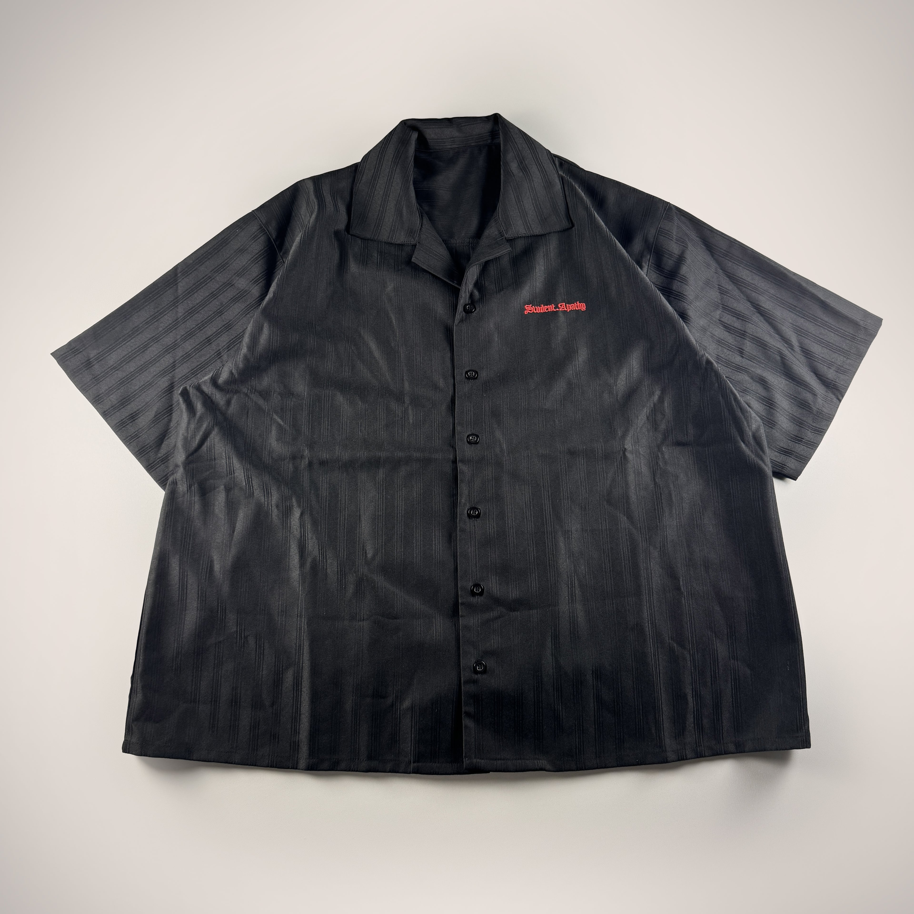 Student Apathy Black Striped S/S Shirt (M)