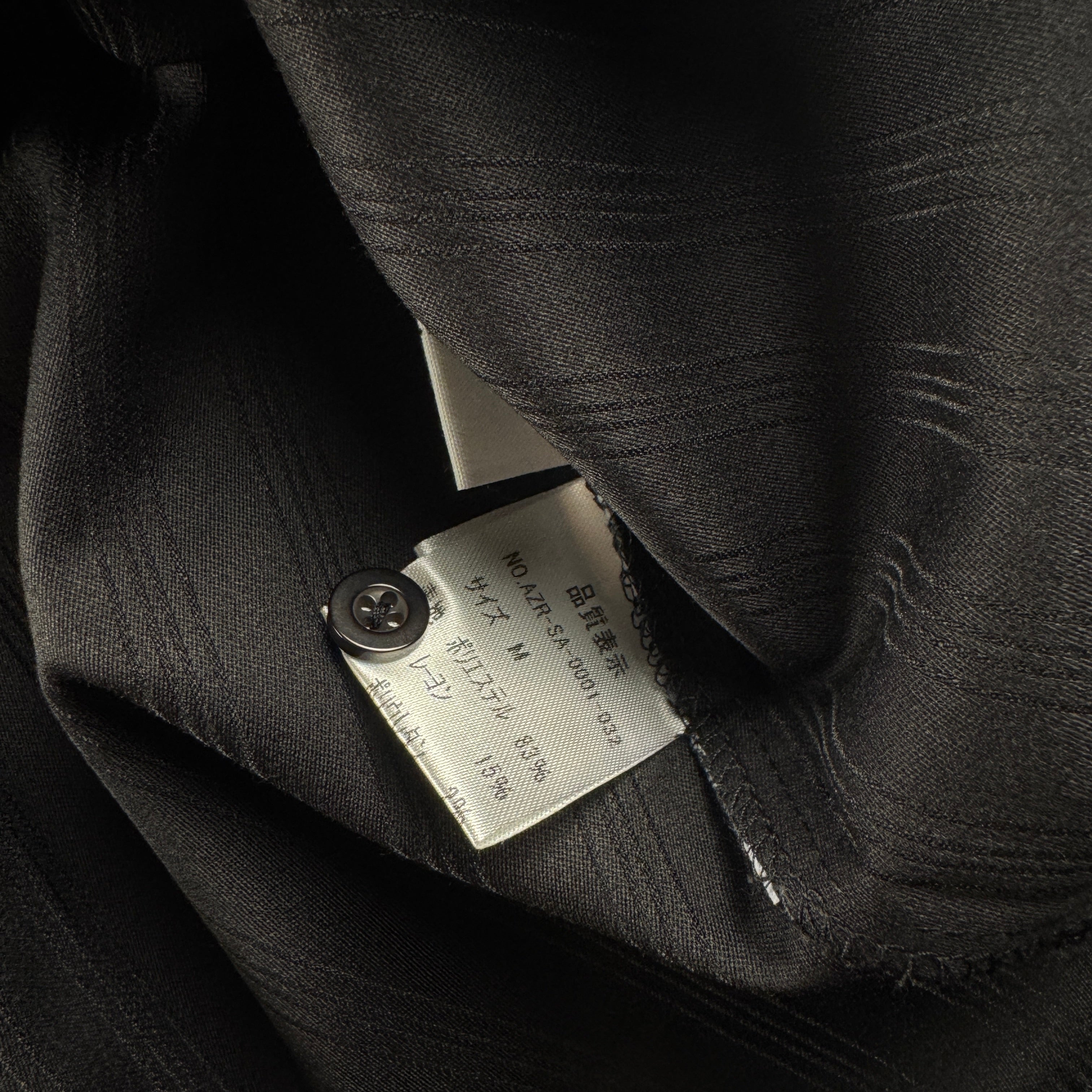 Student Apathy Black Striped S/S Shirt (M)