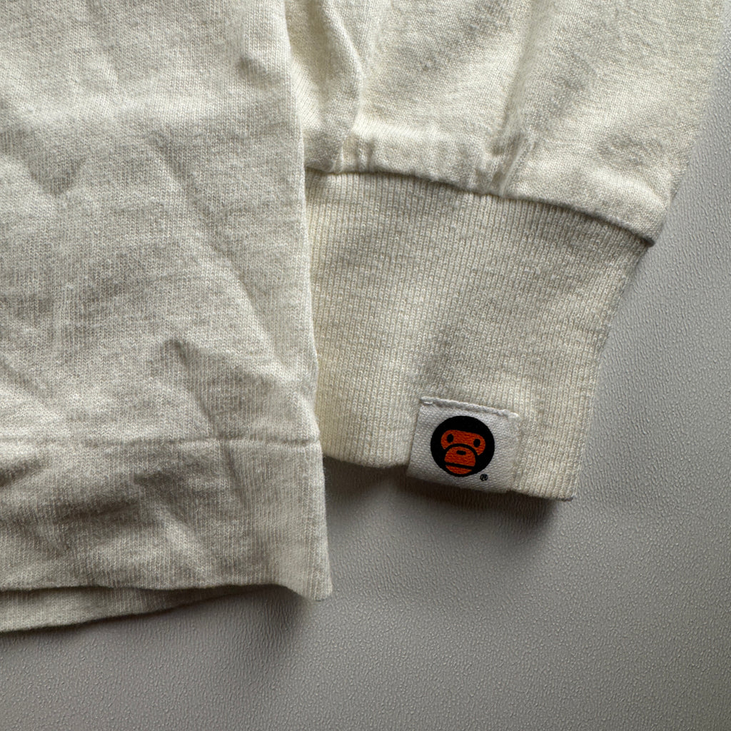 BAPE x Kaws Baby Milo White Long Sleeve (L)