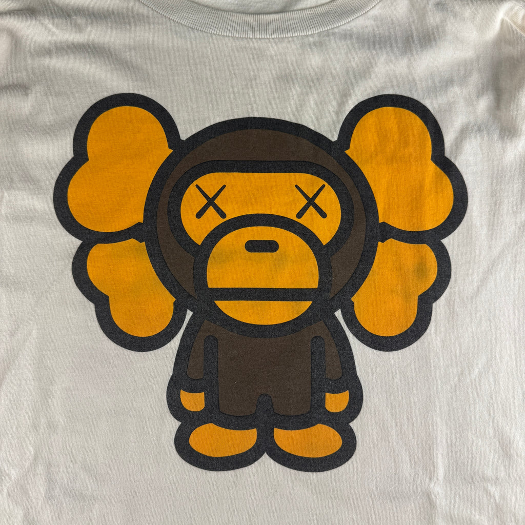BAPE x Kaws Baby Milo White Long Sleeve (L)