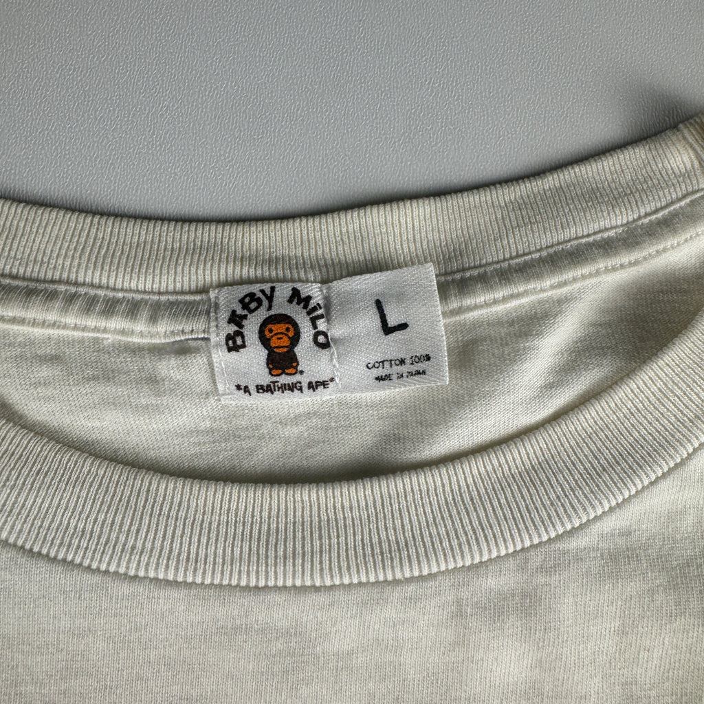 BAPE x Kaws Baby Milo White Long Sleeve (L)