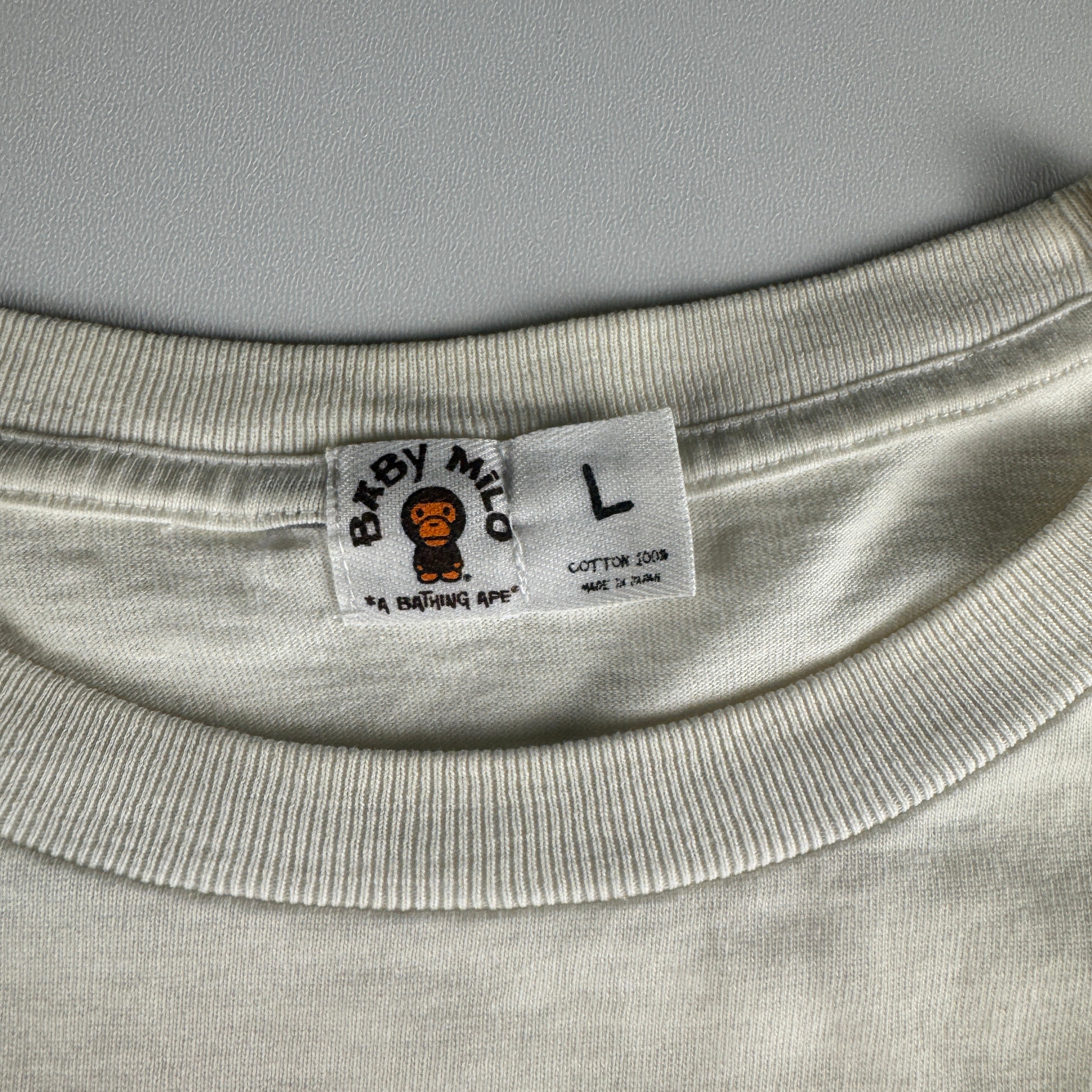 BAPE x Kaws Baby Milo White Long Sleeve (L)